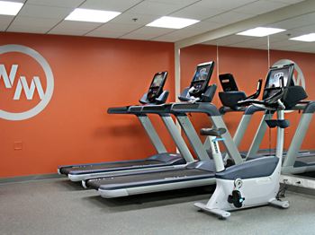 Fitness center with yoga space